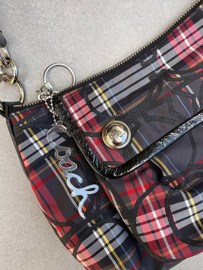 Coach Tartan Two-Way Handbag