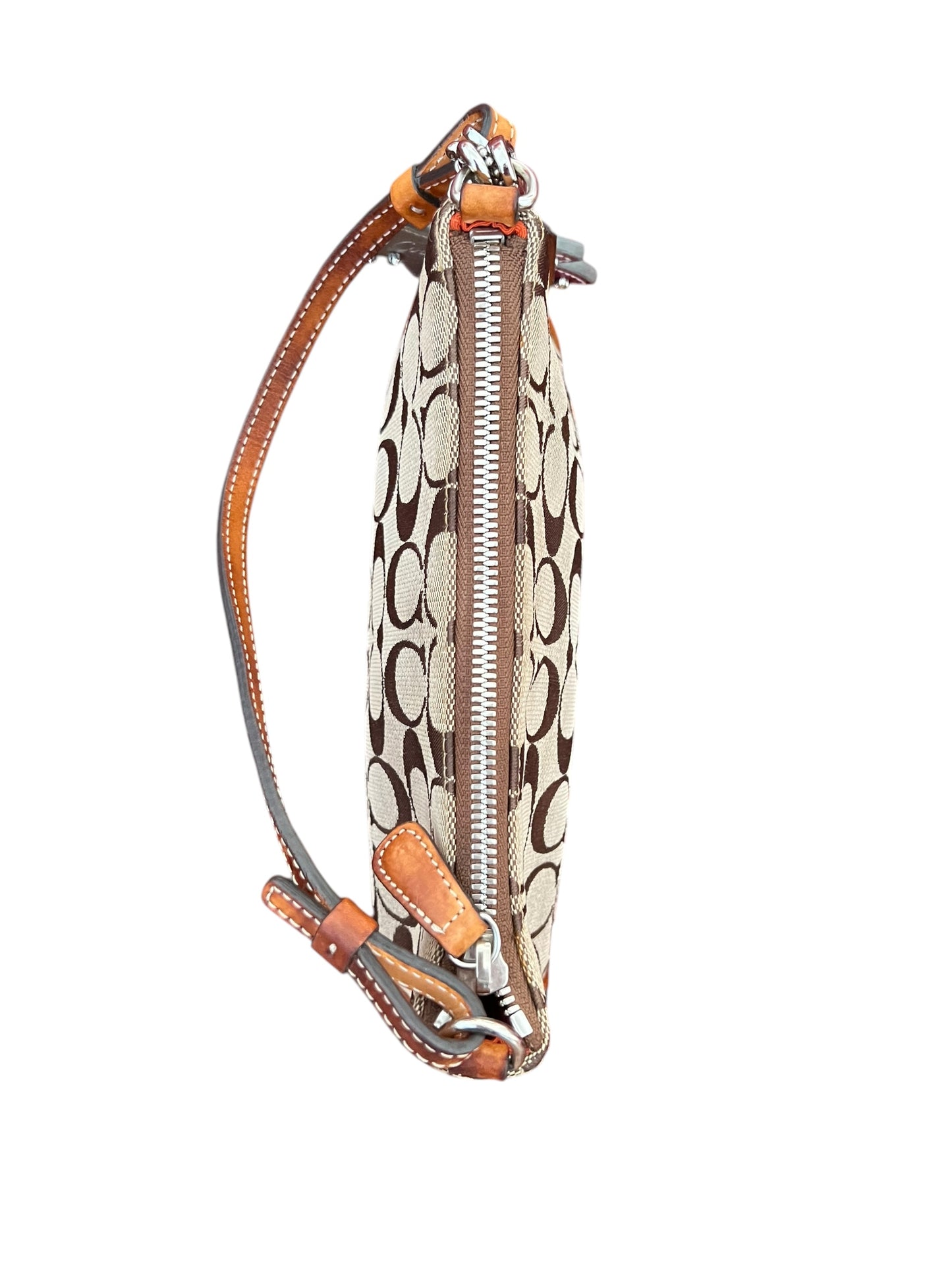 Coach Signature Demi Tan with Coach Charm