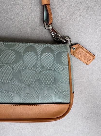 Coach Demi Blue Monogram