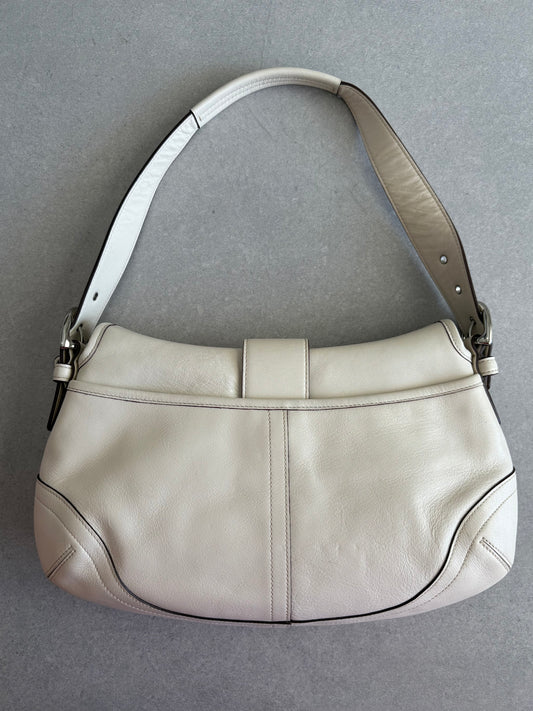 Coach Soho Cream Leather Shoulder Bag