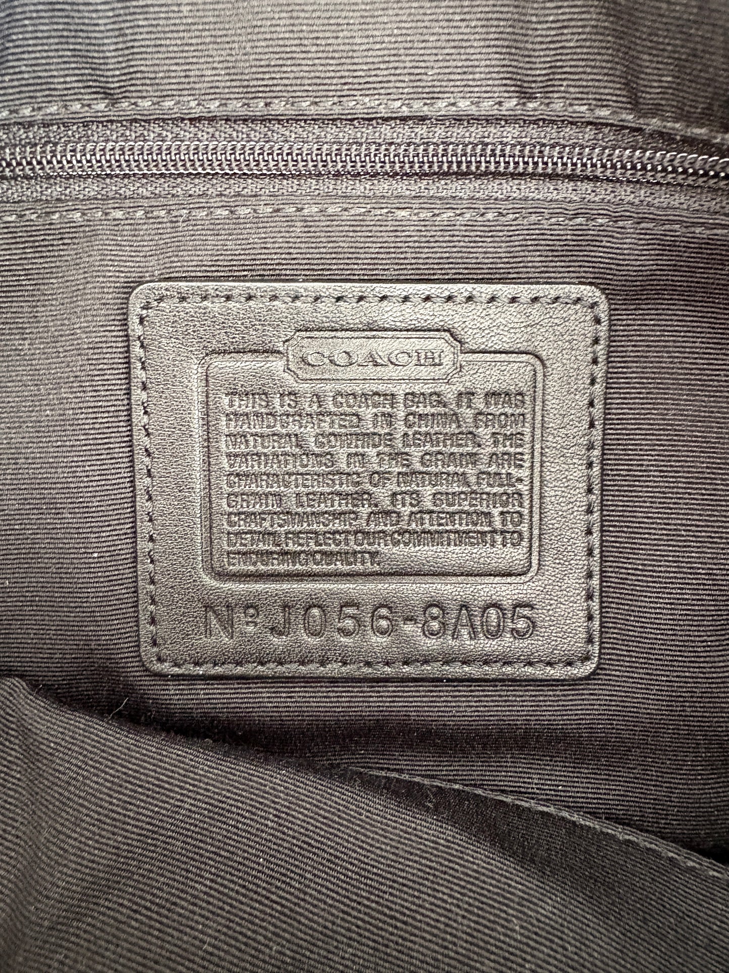 Coach Soho Black Leather Shoulder Bag