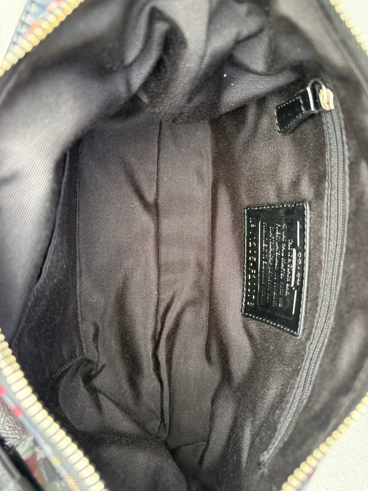 Coach Tartan Two-Way Handbag with Star Charm