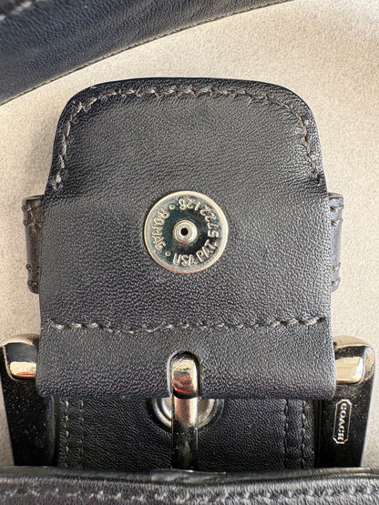 Coach Soho Black Leather Shoulder Bag