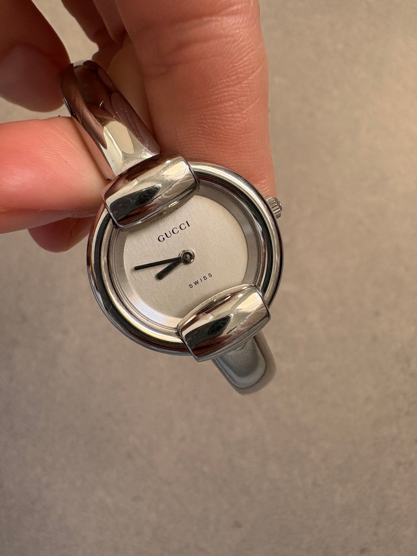 Gucci Stainless Steel Women Wrist Watch White Dial
