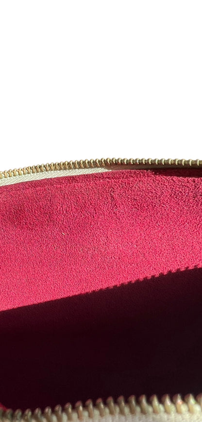 Louis Vuitton x Takashi Murakami White Multicolour Pochette Accessoires 2000s