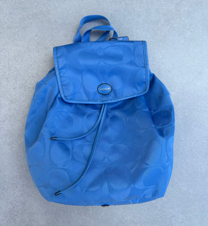 Coach Blue Backpack