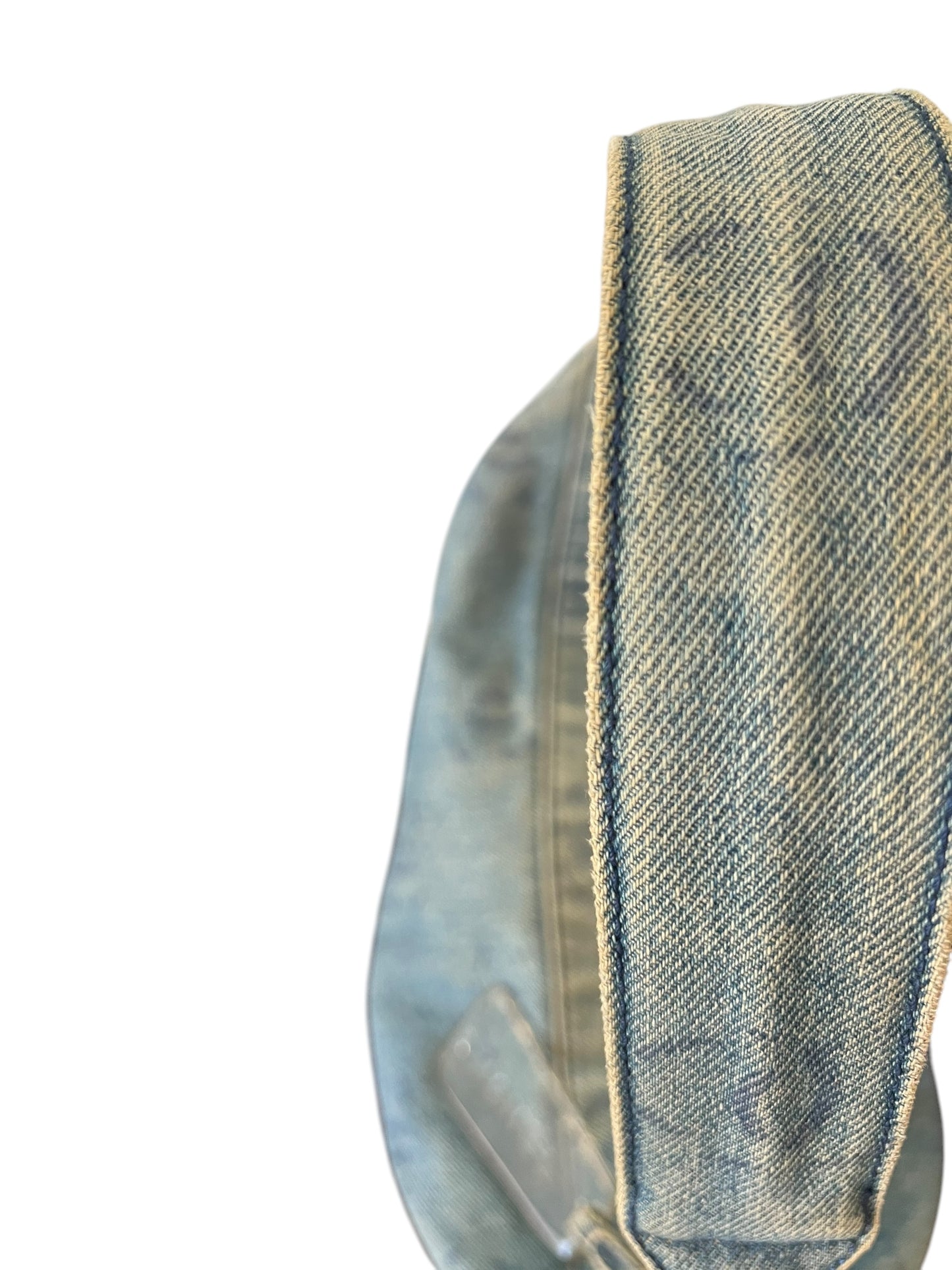 Chanel CC Denim Hobo Shoulder Bag