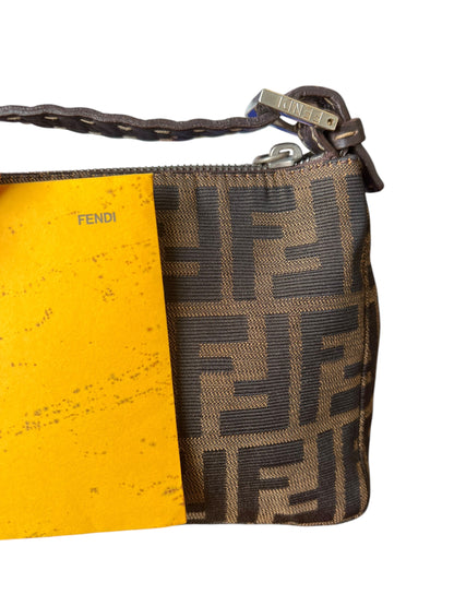 Fendi Zucca Mini Baguette Bag
