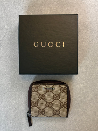 Gucci GG Biege and Black Coin Purse