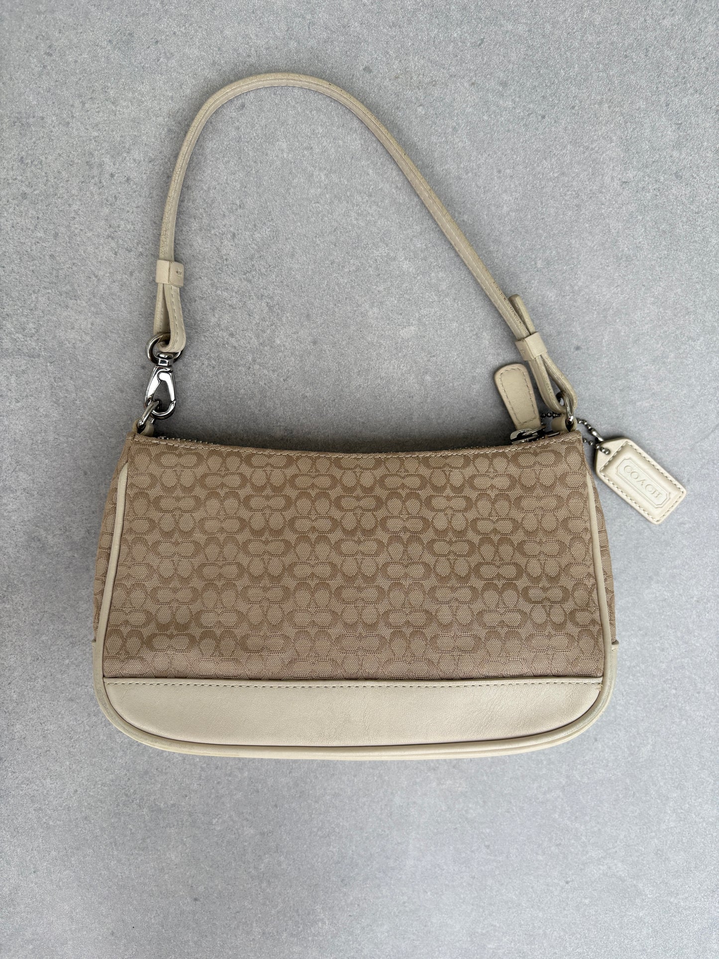 Coach Demi Beige Shoulder Bag