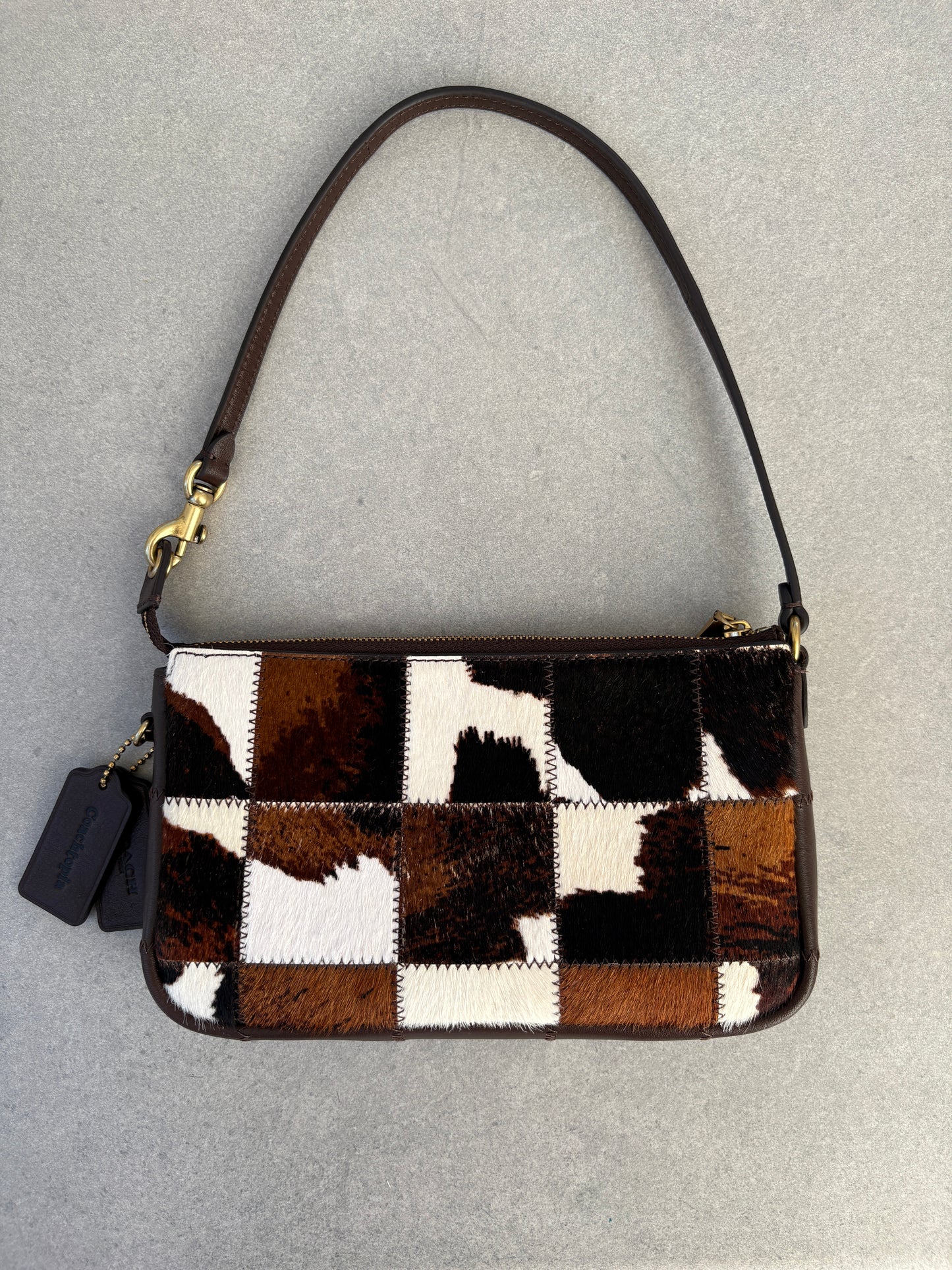 Coachtopia Cowprint Shoulder Bag