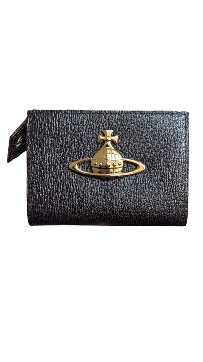 Vivienne Westwood Dark Brown Compact Wallet