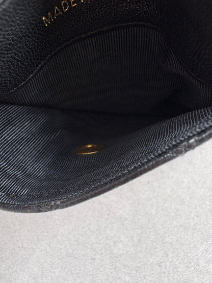 Chanel Black Leather Purse