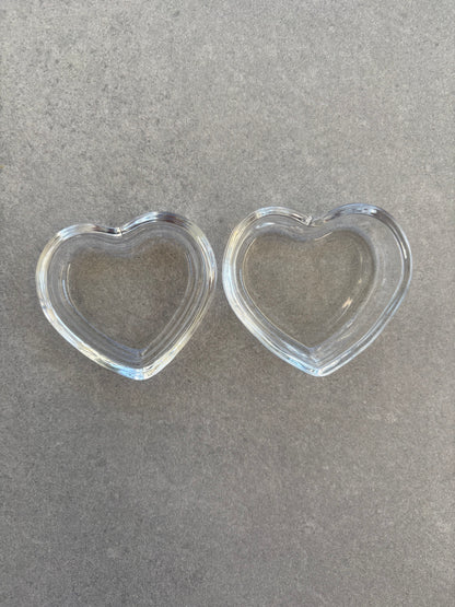 Heart Shaped Glass Jewellery Dish
