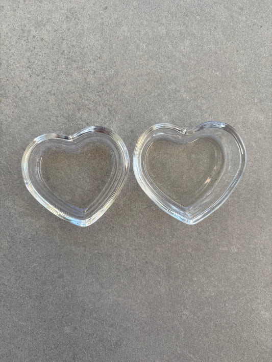 Heart Shaped Glass Jewellery Dish