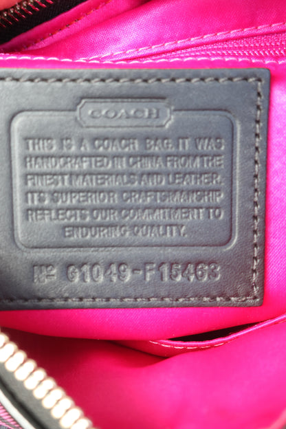 Coach Poppy Tartan Shoulder Bag