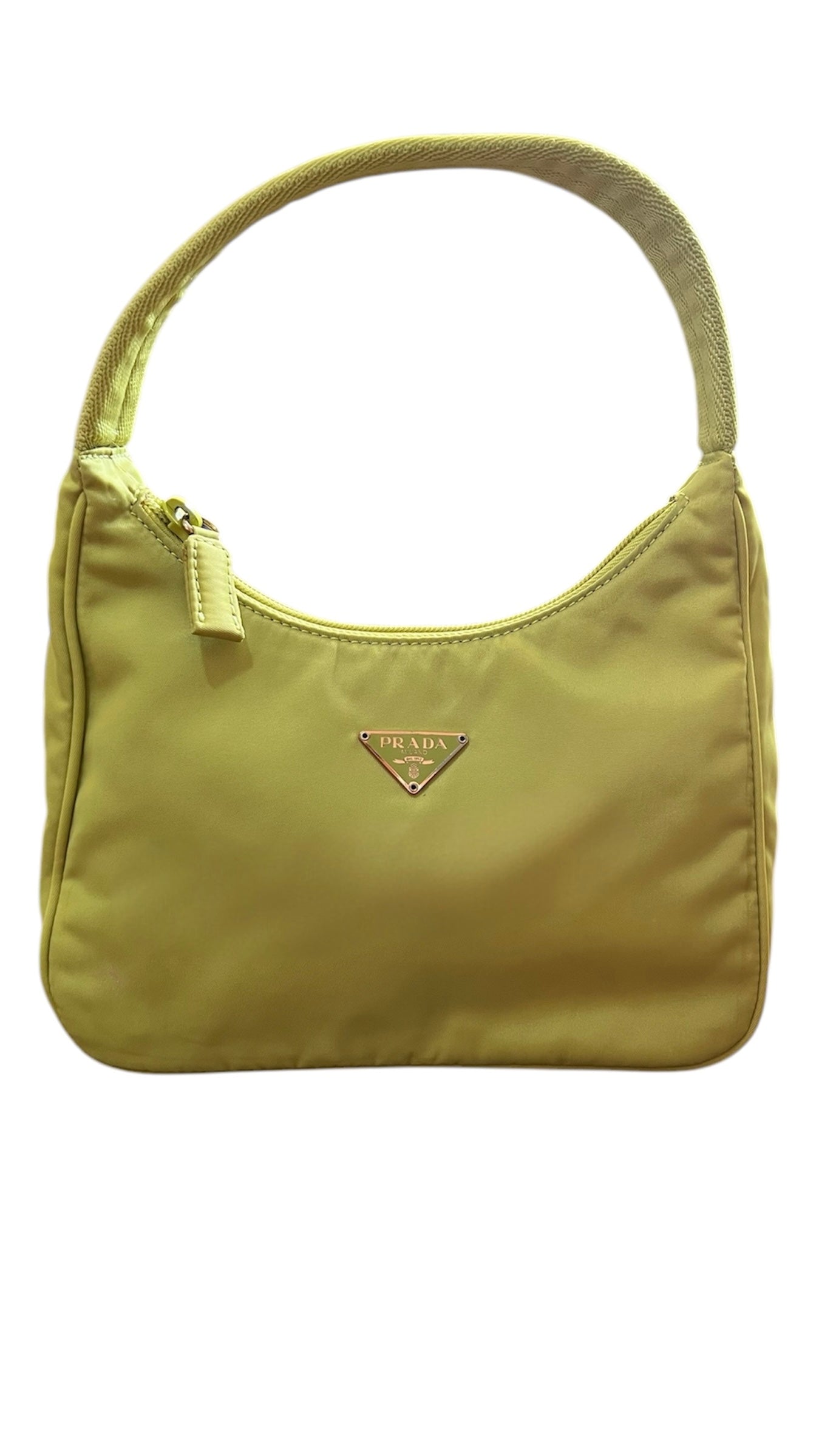 Prada Yellow Re-edition 2000 Nylon bag