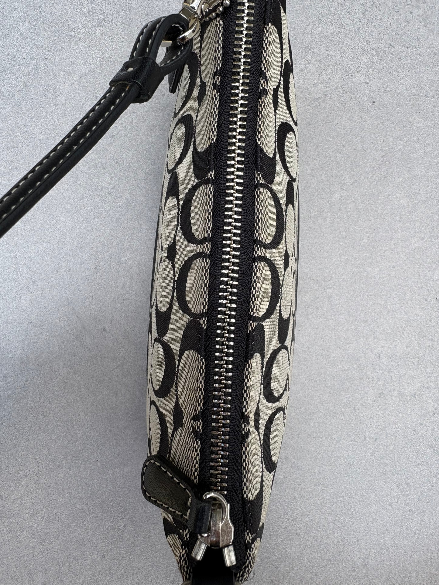 Coach Signature Monogram Demi Black