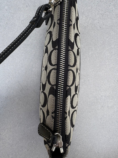 Coach Signature Monogram Demi Black