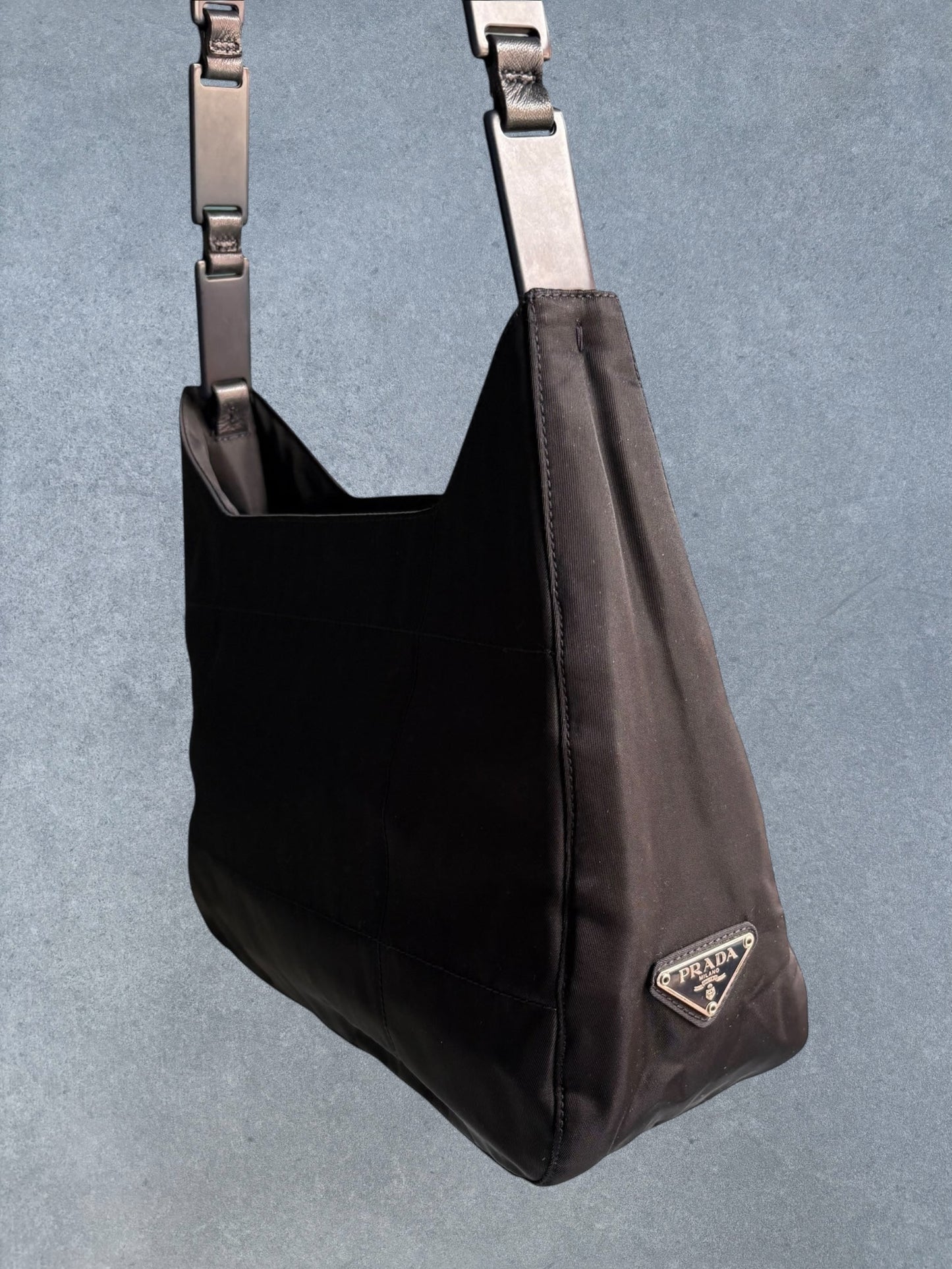 Prada Black Nylon Shoulder Bag