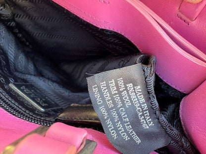 Prada Knit Shoulder Tote Bag Pink