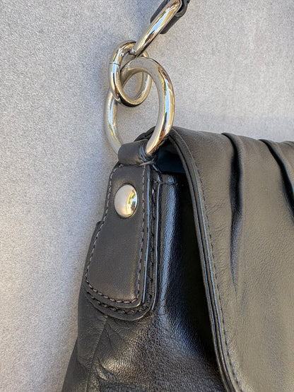 Coach Soho Black Leather Shoulder Bag