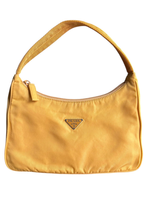 Prada Yellow Re-edition 2000 Nylon bag