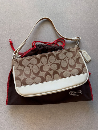 Coach Demi Beige Shoulder Bag