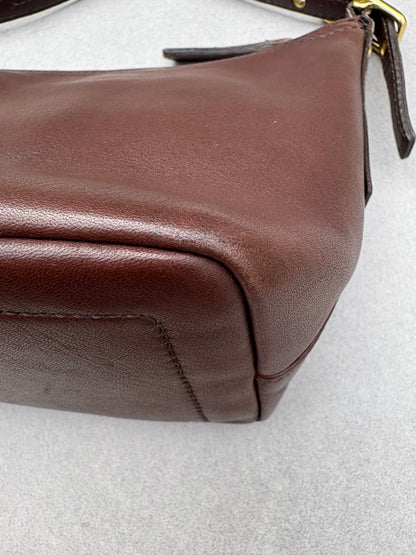 Coach Maroon Leather Bag