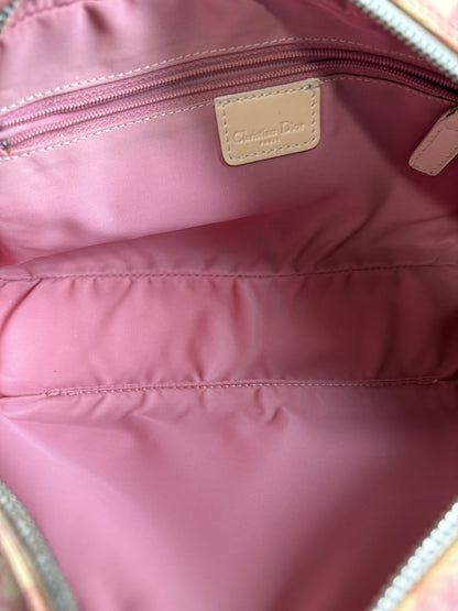 Christian Dior 2000s Pink Trotter Monogram Shoulder Bag