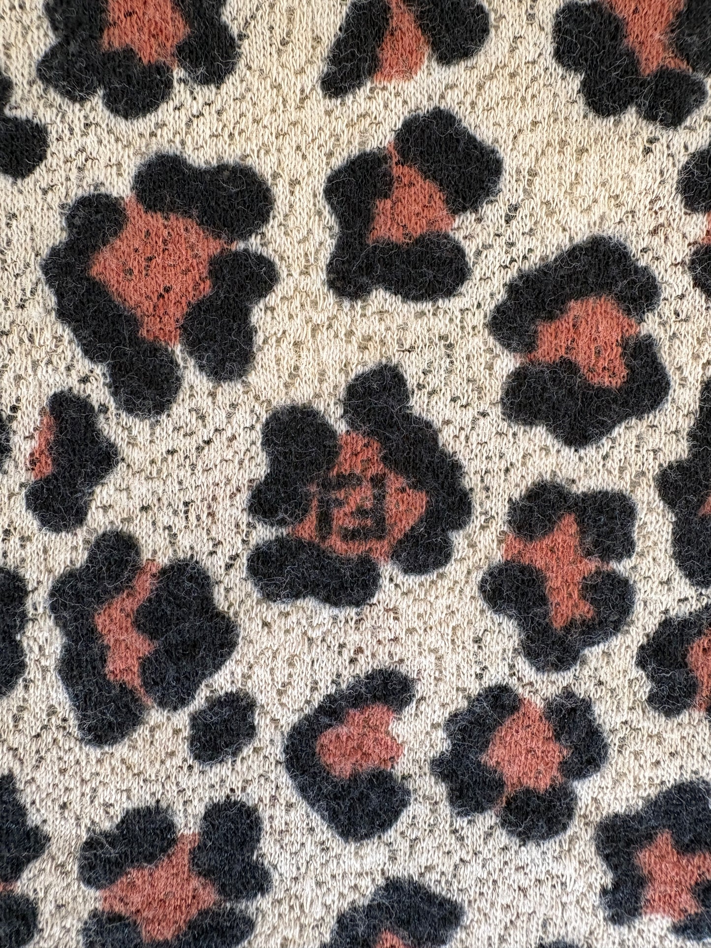 Fendi Leopard Print Short Sleeve Top – Size IT 42 / AU 10
