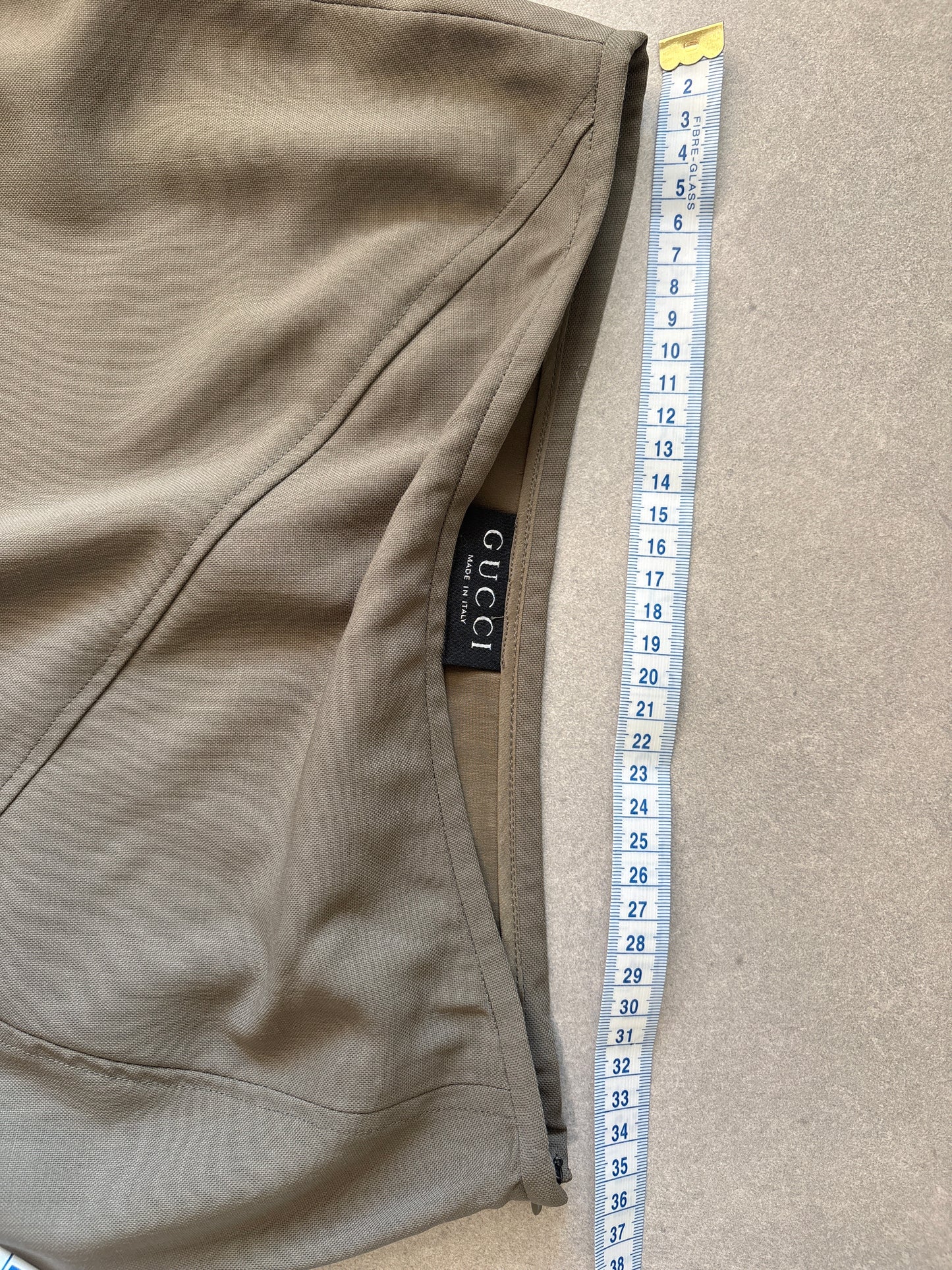 Gucci Tom Ford Era Skirt Olive Colour
