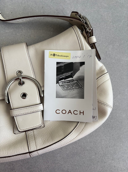 Coach Soho Cream Leather Shoulder Bag