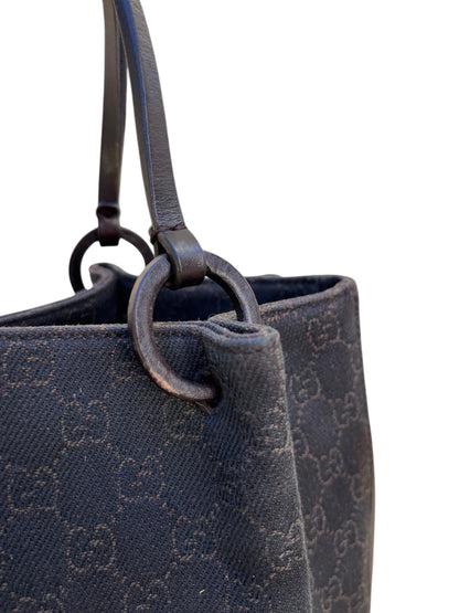 Gucci GG Canvas & Leather Tote Bag