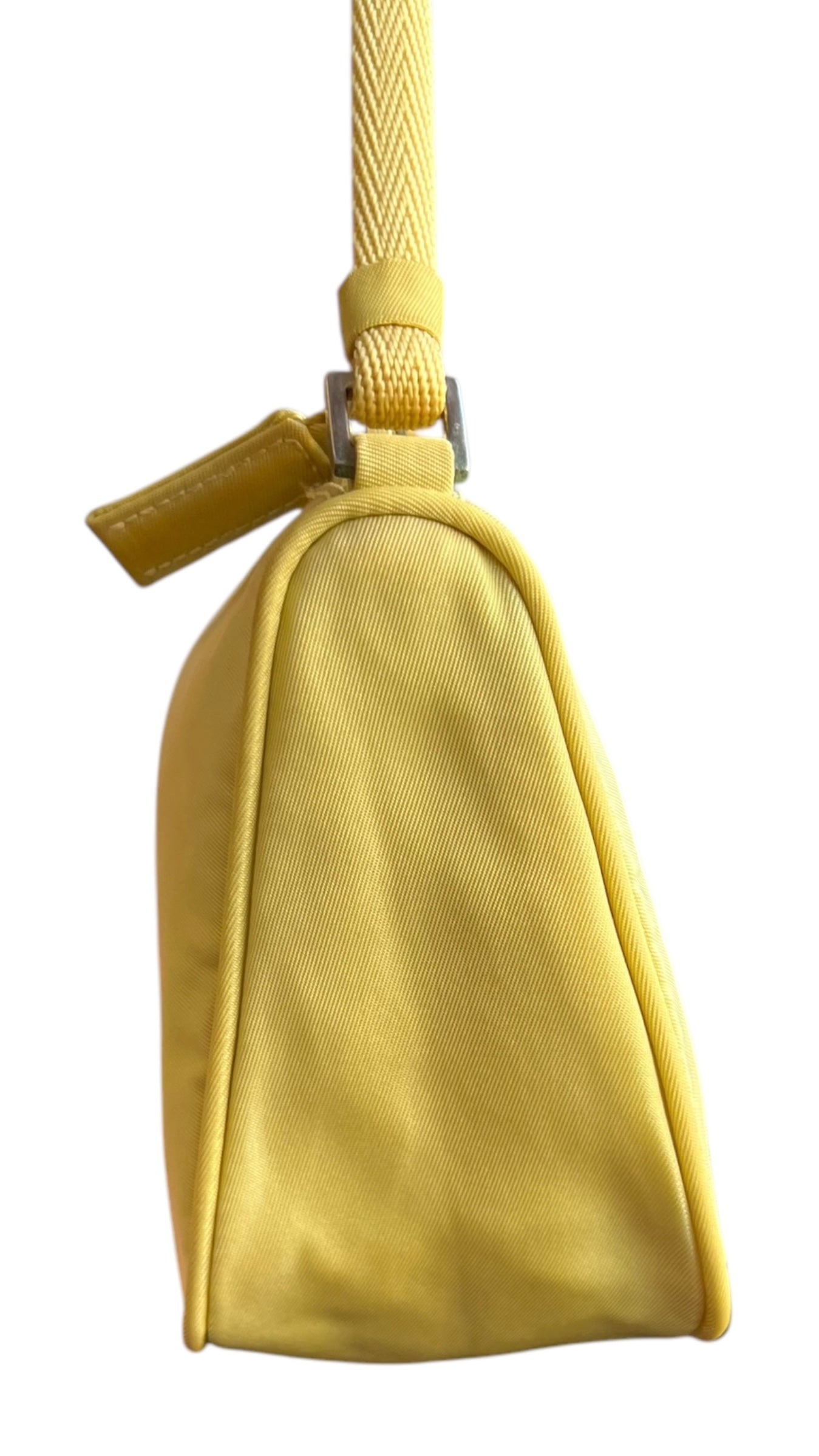 Prada Nylon Tessuto Accessory Pouch Yellow