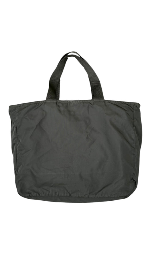 Prada Black Nylon Shoulder Tote Bag