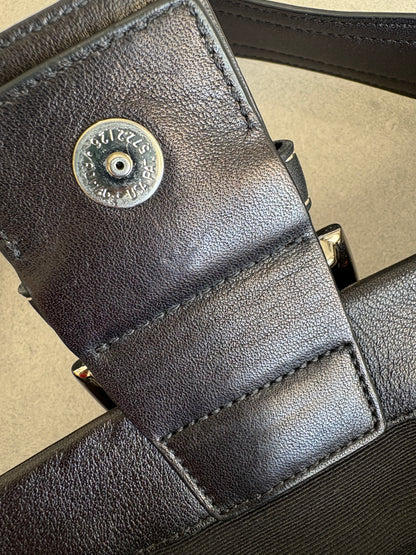 Coach Soho Black Leather Shoulder Bag