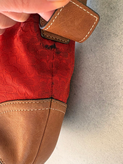 Coach Soho Monogram Bag Red