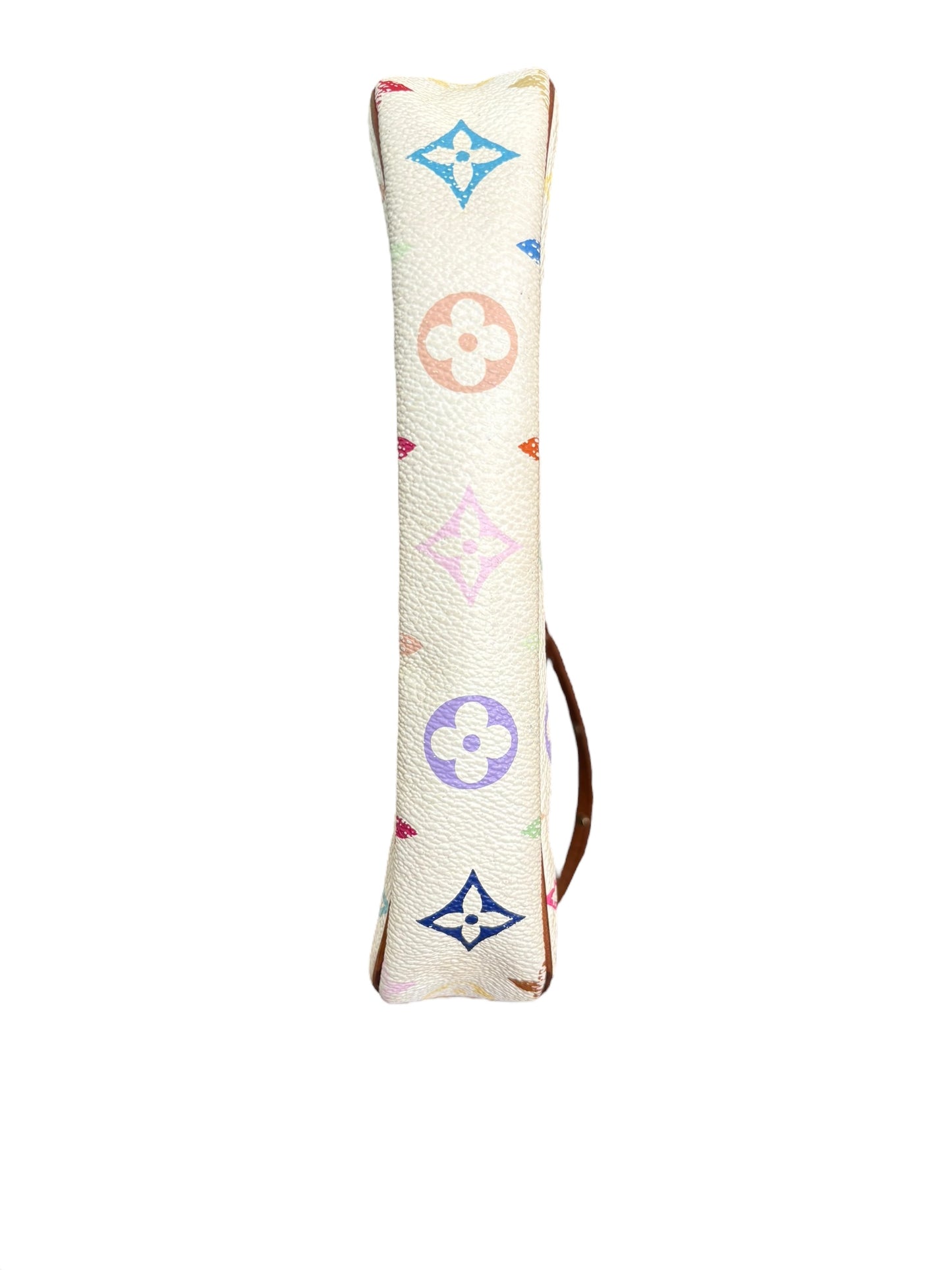Louis Vuitton x Takashi Murakami White Multicolour Pochette Accessoires 2000s