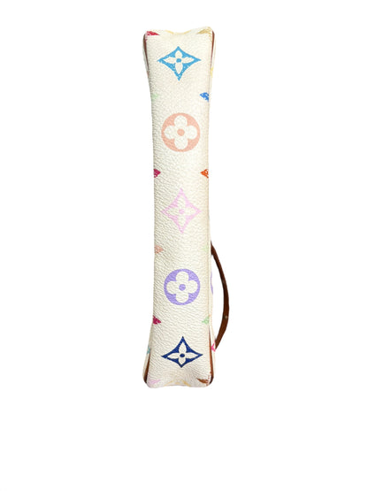 Louis Vuitton x Takashi Murakami White Multicolour Pochette Accessoires 2000s