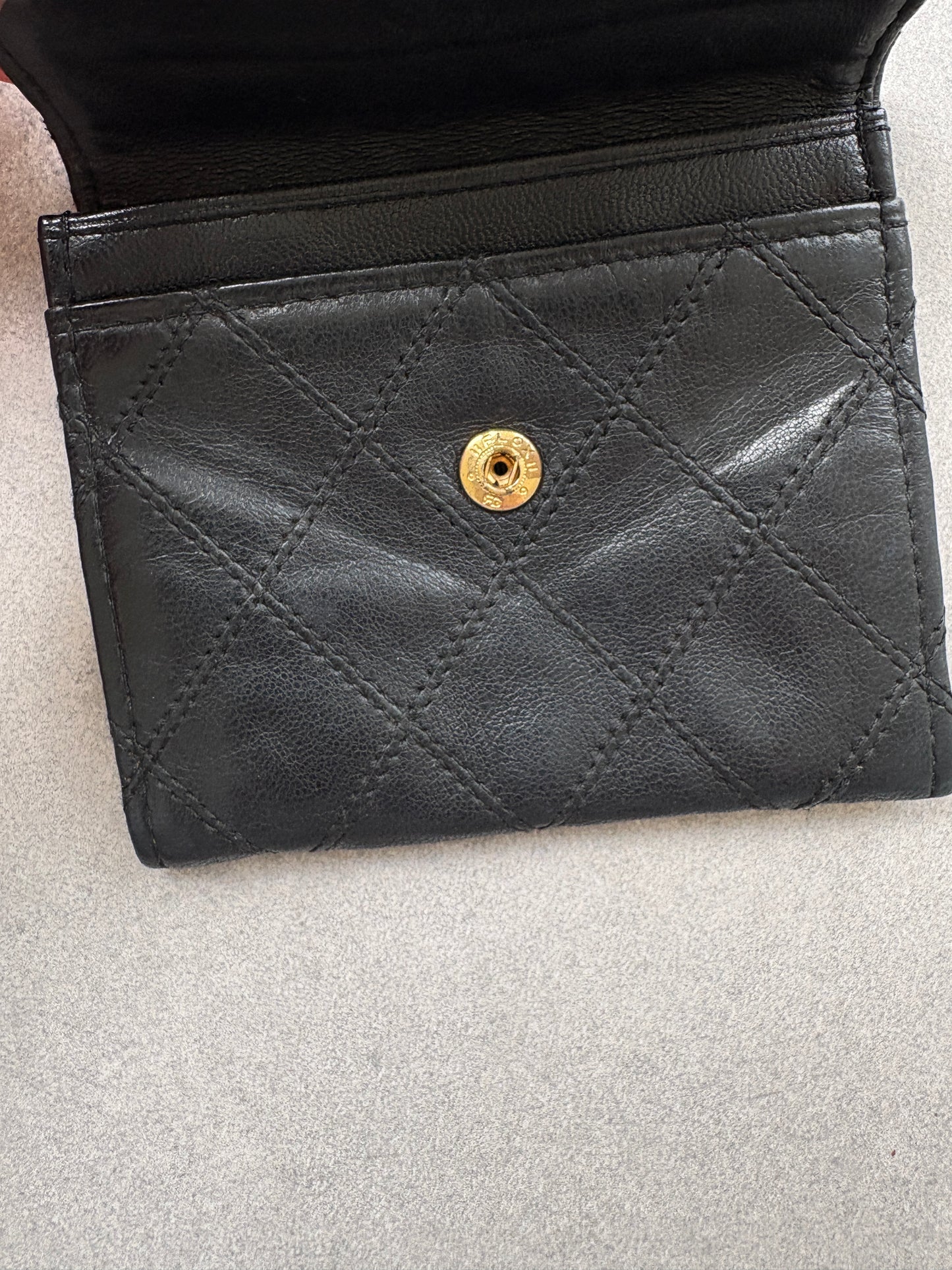 Chanel Black Leather Purse