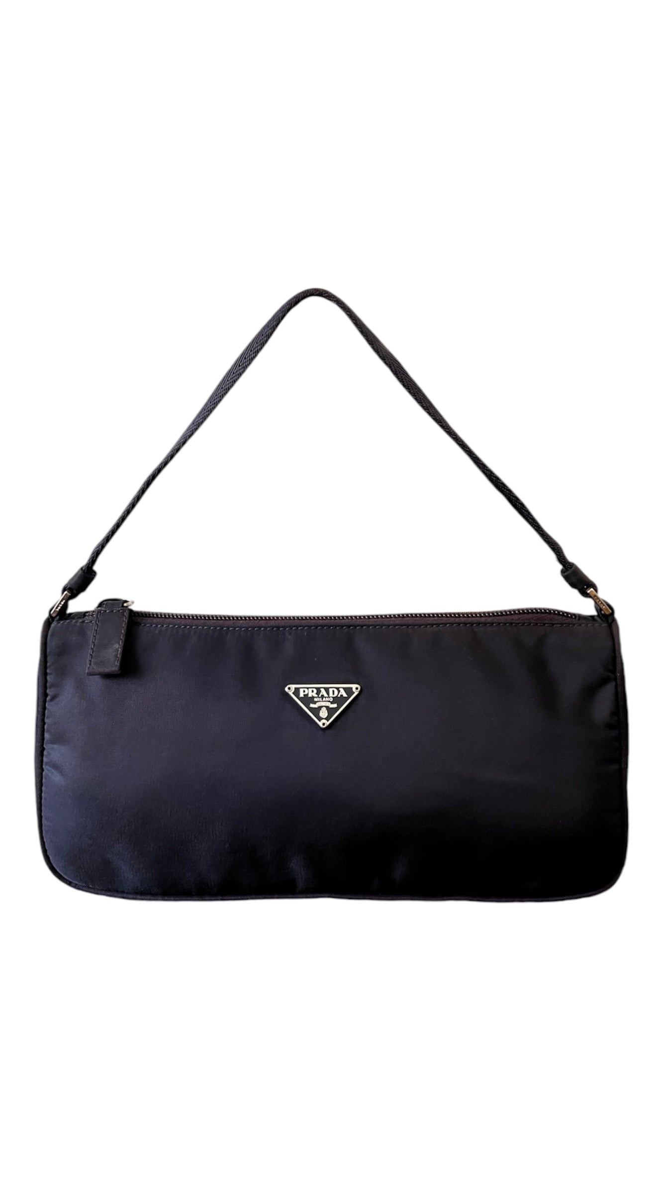 Prada Nylon Tessuto Accessory Pouch Dark Purple
