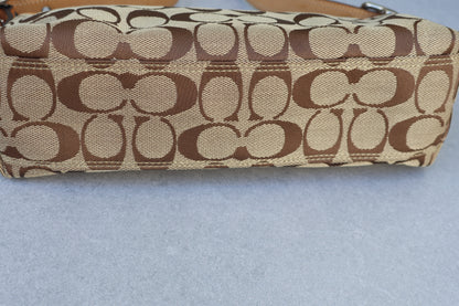 Coach Signature Brown Shoulder Bag
