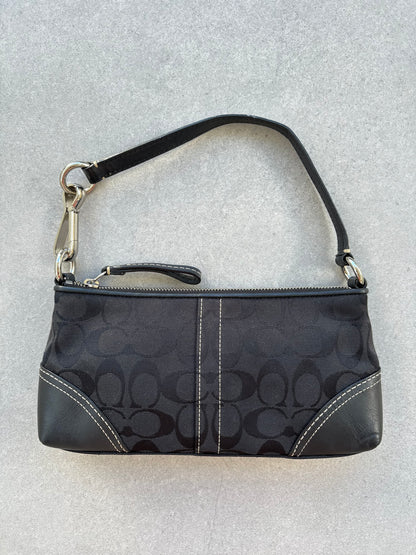 Coach Signature Black Shoulder Bag