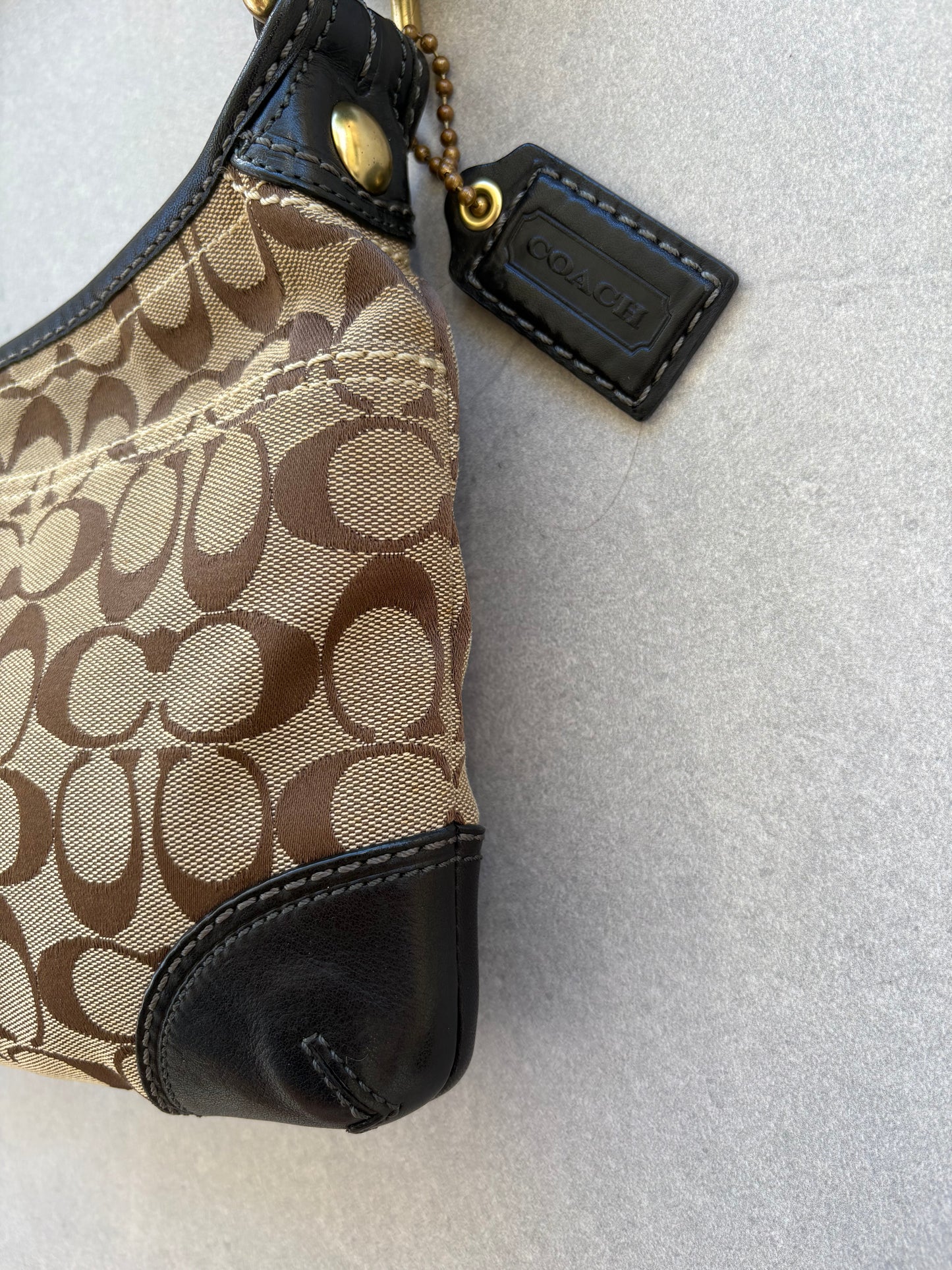 Coach Bleeker Bag in Brown Monogram Signature Print