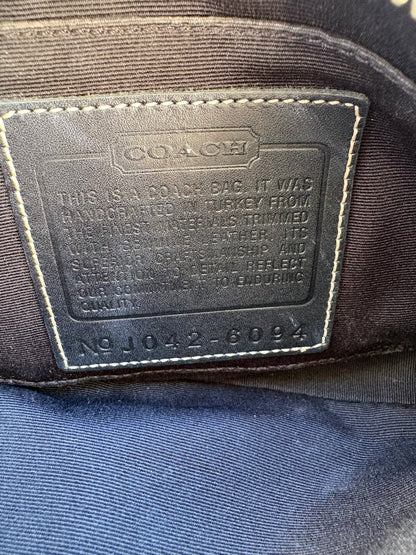 Coach Signature Monogram Demi Black