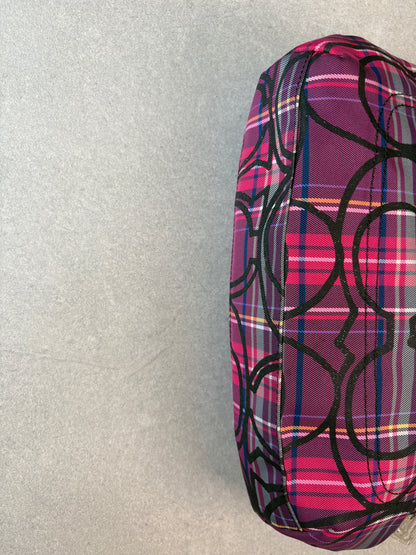 Coach Poppy Tartan Shoulder Bag