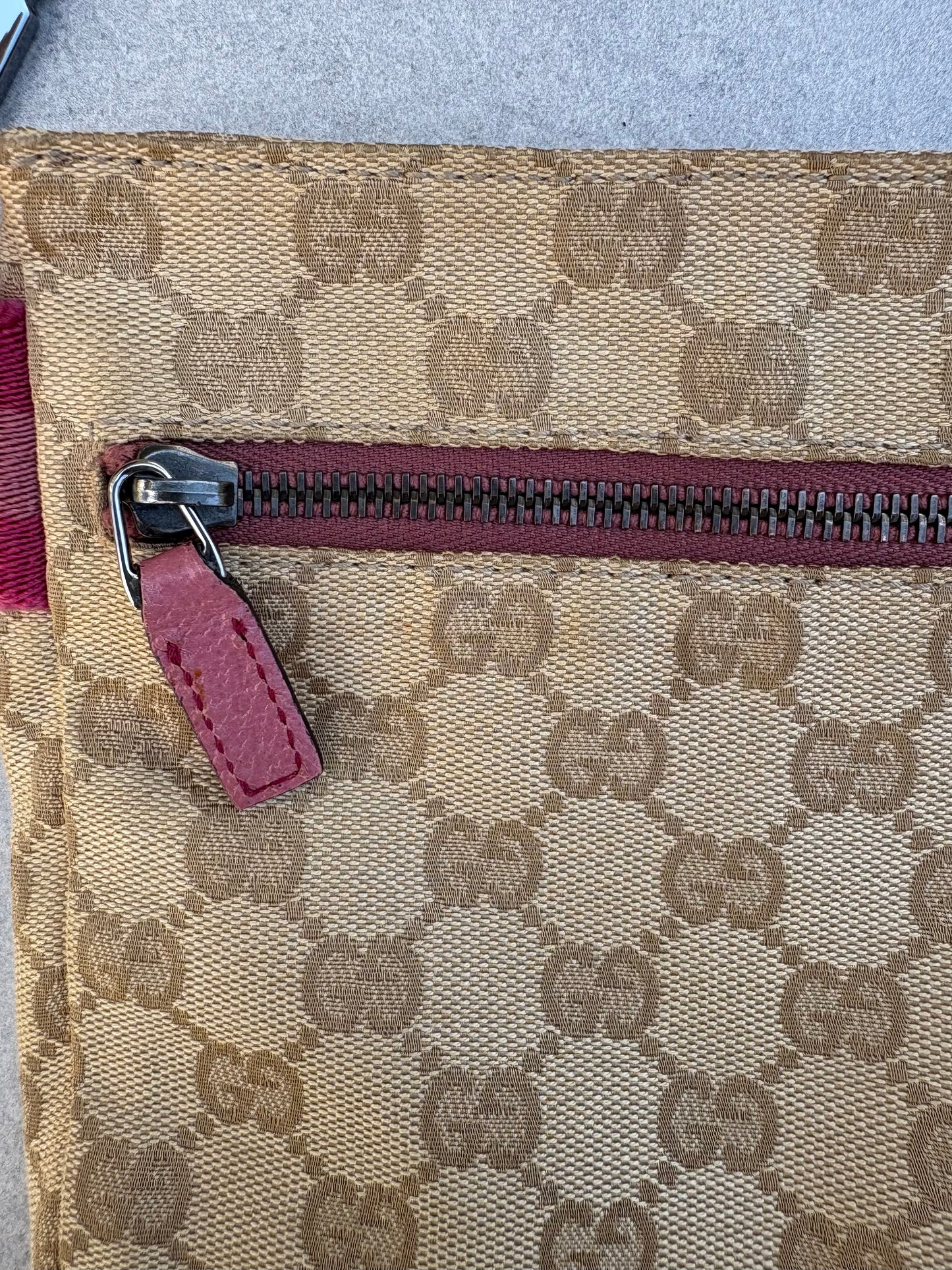 Gucci Belt Bag Pink and Beige