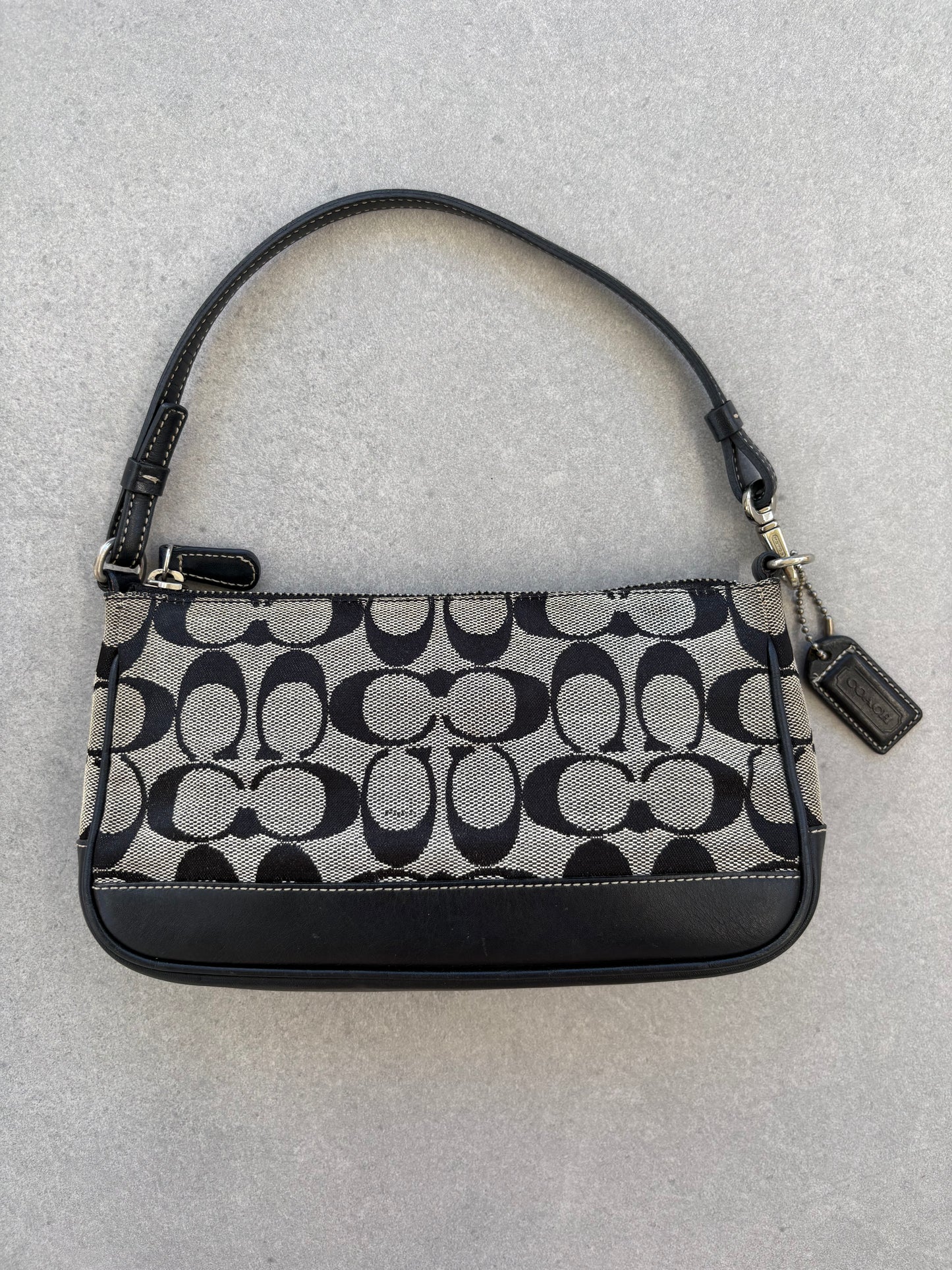 Coach Signature Monogram Demi Black