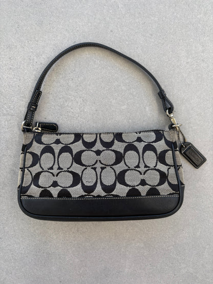 Coach Signature Monogram Demi Black